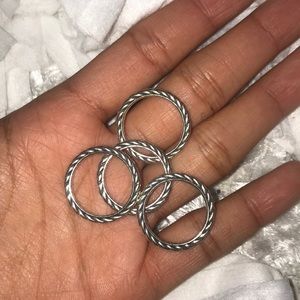 Two David Yurman Ring Bundle